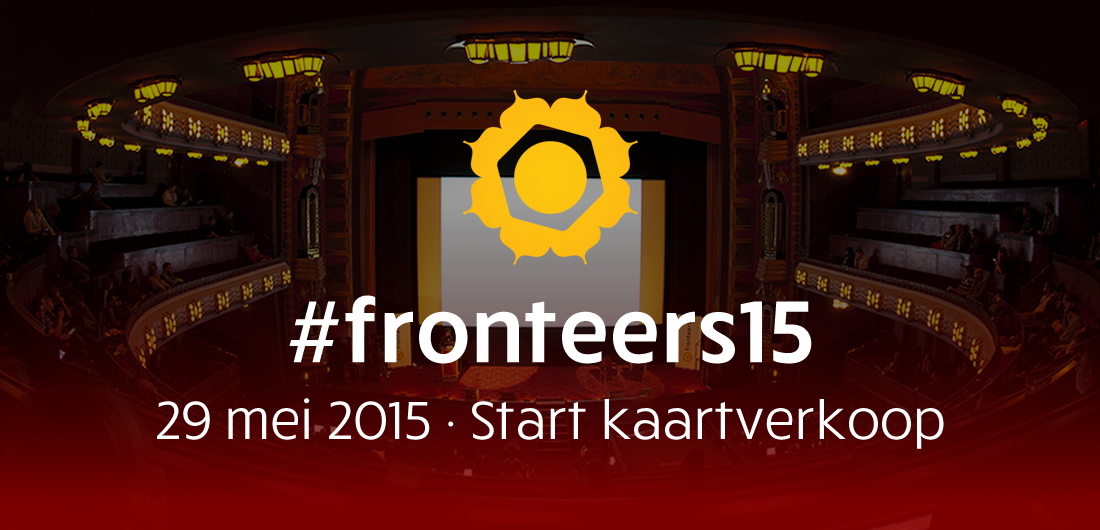 Kaartverkoop Fronteers 2015 op 29 mei 2015