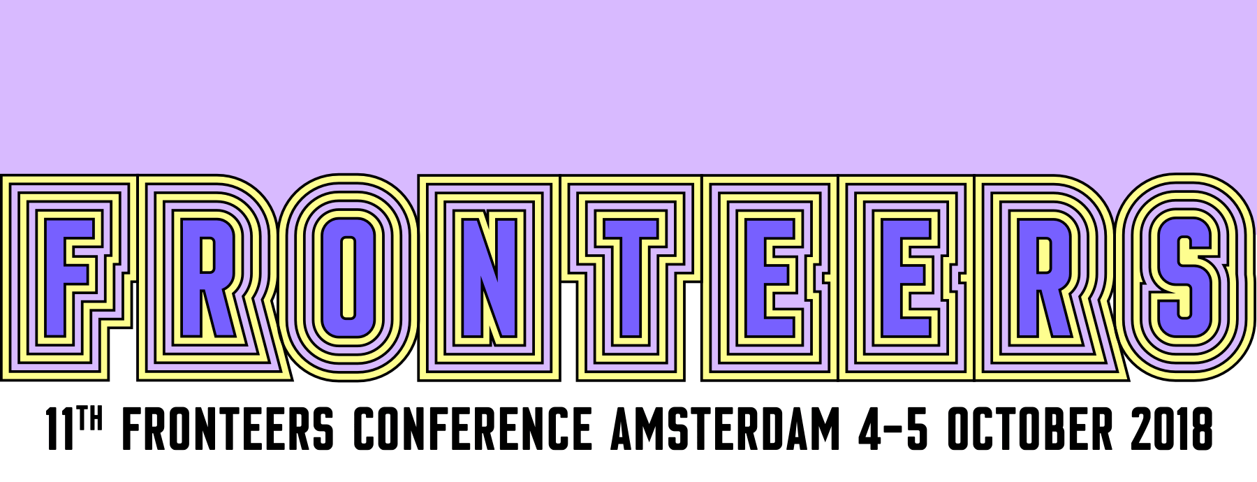 Fronteers, 11th Fronteers Conference Amsterdam 4-5 October 2018